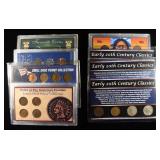 (8) COIN SETS AND PLAQUES
