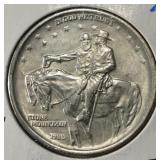 1925 50C COMMEM STONE MOUNTAIN GEM BU