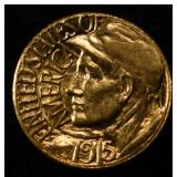 1915-S $1 GOLD PANAMA-PACIFIC EXPO GEM BU