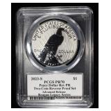 2023-S PEACE DOLLAR PCGS REV PR 70