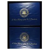 (2) A COIN HISTORY OF THE U.S. PRESIDENTS FOLDER