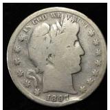 1897-S BARBER HALF DOLLAR