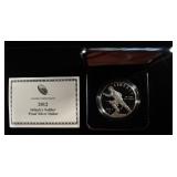 2012 $1 COMMEM INFANTRY SOLDIER PROOF