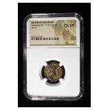 114/3-95 BC ANTIOCHUS IX AE19 NGC CH VF