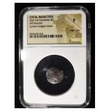 2ND-1ST CENTURIES BC AR DRACHM NGC F