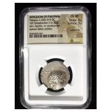 C.335-315 BC PATRAUS, AR TETRADRACHM NGC CH VF