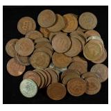 (50) INDIAN CENTS