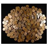 (500) WHEAT CENTS: MIXED DATES