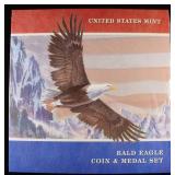 BALD EAGLE COIN & MEDAL SET