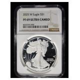 2025-W AMERICAN SILVER EAGLE NGC PF69 UCAM