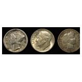 SILVER DIME MIXED LOT