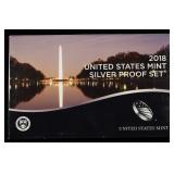 2018 US SILVER PROOF SET