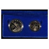 1986-S SET STATUE OF LIBERTY 2 PIECE PR