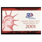 2001 US SILVER PROOF SET