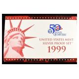 1999 US SILVER PROOF SET
