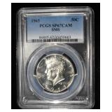 1965 KENNEDY HALF DOLLAR PCGS SP67 CAM