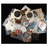 (50) MISC TOKENS & MEDALS