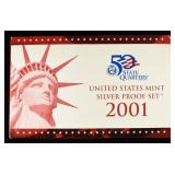 2001 US SILVER PROOF SET