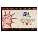 2002 US SILVER PROOF SET