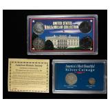 (2) COIN PLAQUES