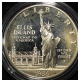 1986-S $1 COMMEM STATUE OF LIBERTY PR DCAM