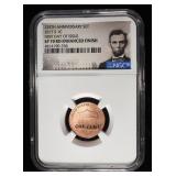 2017-S SHIELD CENT NCG SP70 RD ENHANCED FINISHED