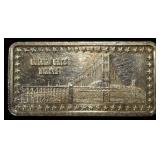 GOLDEN GATE BRIDGE 1 OZ 0.999 SILVER BAR