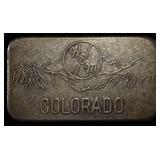 COLORADO 1 OZ 0.999 SILVER BAR