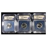 (3) 2026-P JEFFERSON NICKELS ICG MS66FS