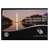 2018 US SILVER PROOF SET