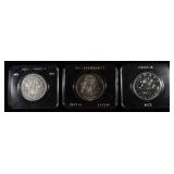 (3) 80% SILVER CANADIAN DOLLARS