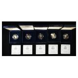 (5) 1999 SBA PROOF COINS