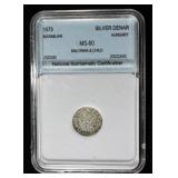 1575 SILVER DENAR HUNGARY NNC BU