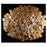 (500) 40'S & 50'S WHEAT CENTS