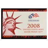 2008 US SILVER PROOF SET