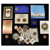 (40) MISC. TOKENS AND MEDALS
