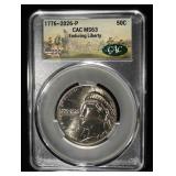 1776-2026-P ENDURING LIBERTY HALF DOLLAR CAC MS-63