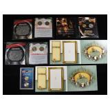 (6) COIN SETS AND PLAQUES