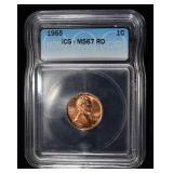1955 WHEAT CENT ICG MS67 RD