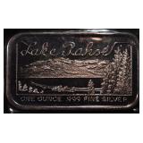 LAKE TAHOE 1 OZ 0.999 SILVER BAR