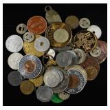 (50) MISC. TOKENS AND MEDALS