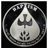 BAPTISM 1 OZ .999 SILVER ROUND