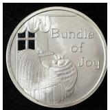 BUNDLE OF JOY 1 OZ .999 SILVER ROUND