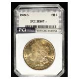 1878-S MORGAN DOLLAR PCI SUPERB GEM BU