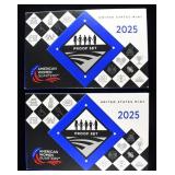 (2) 2025 WOMAN QUARTERS PROOF SETS