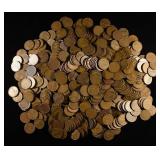 (500) WHEAT CENTS: MIXED DATES