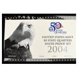 2004 SILVER QUARTER PROOF SET