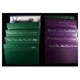 1990-99 US PROOF SETS