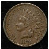 1875 INDIAN CENT VF/XF