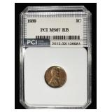 1939 WHEAT CENT PCI  SUPERB GEM BU RB